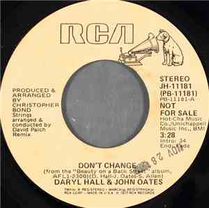 Daryl Hall & John Oates - Don't Change