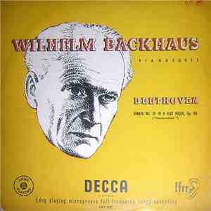 Beethoven - Wilhelm Backhaus - Sonata No. 29 In B Flat Major, Op. 106 (