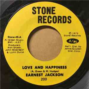 Earnest Jackson - Love And Happiness / Hogwash