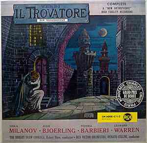 Verdi, Zinka Milanov, Jussi Bjoerling, Fedora Barbieri, Leonard Warren, The ...