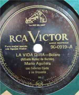 Mario Aguilera con Federico Ojeda Y Su Orquesta - La vida dirá - Te fuiste.