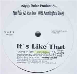 Nappy Noize / P-Dap - It's Like That / Me-N-My-Manz