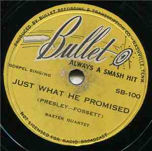 Baxter Quartet - They Have Gone Away / Just What He Promised