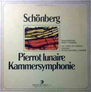 Schönberg - Mary Thomas, Fires Of London, The Direttore Peter Maxwell Davie ...