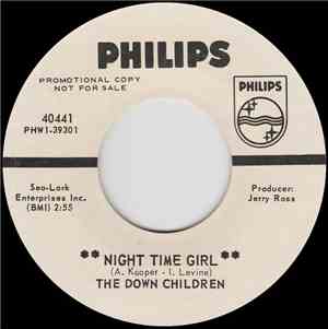 The Down Children - Night Time Girl / I Can Tell