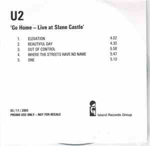 U2 - Go Home - Live At Slane Castle