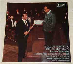 Claude Monteux, Pierre Monteux, London Symphony, Mozart, Bach, Gluck - Flut ...