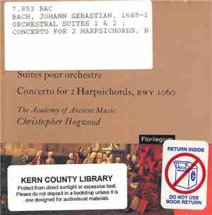J.S. Bach : The Academy Of Ancient Music, Christopher Hogwood - Orchestral  ...