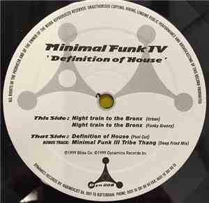Minimal Funk IV - Definition Of House