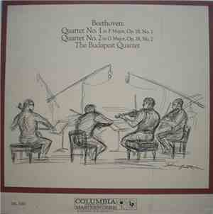 The Budapest Quartet, Beethoven - Quartet No. 1 In F Major, Op. 18, No. 1 / ...