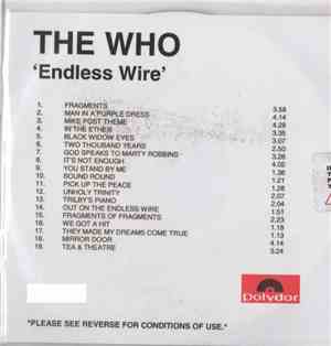 The Who - Endless Wire