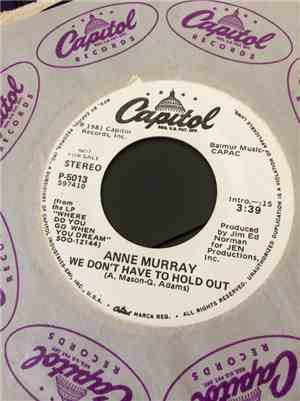 Anne Murray - We Don't Have To Hold Out