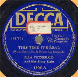 Ella Fitzgerald And Her Savoy Eight - This Time It's Real / You Can't Be Mi ...