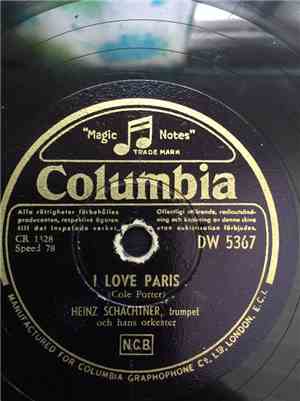 Heinz Schachtner, Trumpet Och Hans Orkester - I Love Paris / La Vie En Rose