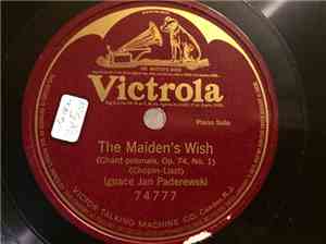 Ignacy Jan Paderewski - The Maiden's Wish (Chant polonais, Op. 74, No. 1)