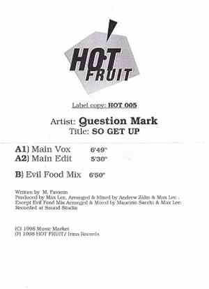 Question Mark - So Get Up