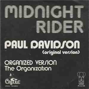 Paul Davidson / The Organization  - Midnight Rider