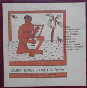 Various - Cajun Songs From Louisiana
