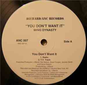 Ming Dynasty - You Don`t Want It / Open Your Eyes