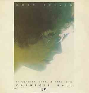 Dory Previn - Live At Carnegie Hall