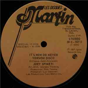 Joey Spineti - It's Now Or Never