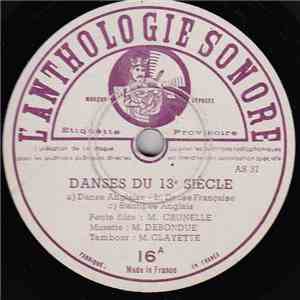 Unknown Artist - Danses du 13e Siècle