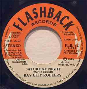 Bay City Rollers - Saturday Night / Money Honey