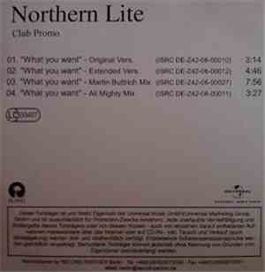 Northern Lite - What You Want