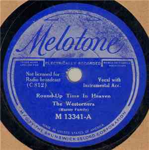 The Westerners - Round-Up Time In Heaven / When It's Prayer Meetin' Time In ...