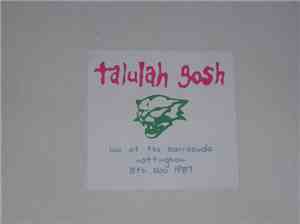 Talulah Gosh - Live At The Barracuda Nottingham 8th Nov 1987