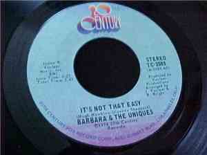 Barbara & The Uniques - It's Not That Easy / Prize Possession