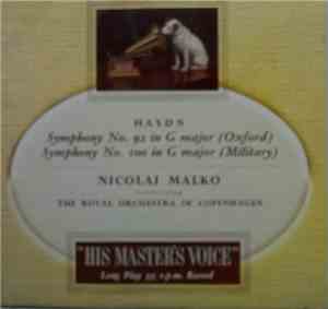 Haydn, Nicolai Malko, Royal Orchestra Of Copenhagen - Symphony No. 92 in G  ...